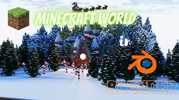 How to import Minecraft world in Blender