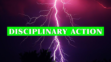 Disciplinary action | Bitesized UK Employment Law Videos by matt Gingell