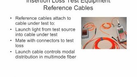 FOA Lecture 16: Insertion Loss Testing