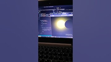 membuat gerhana matahari total dengan html dan CSS