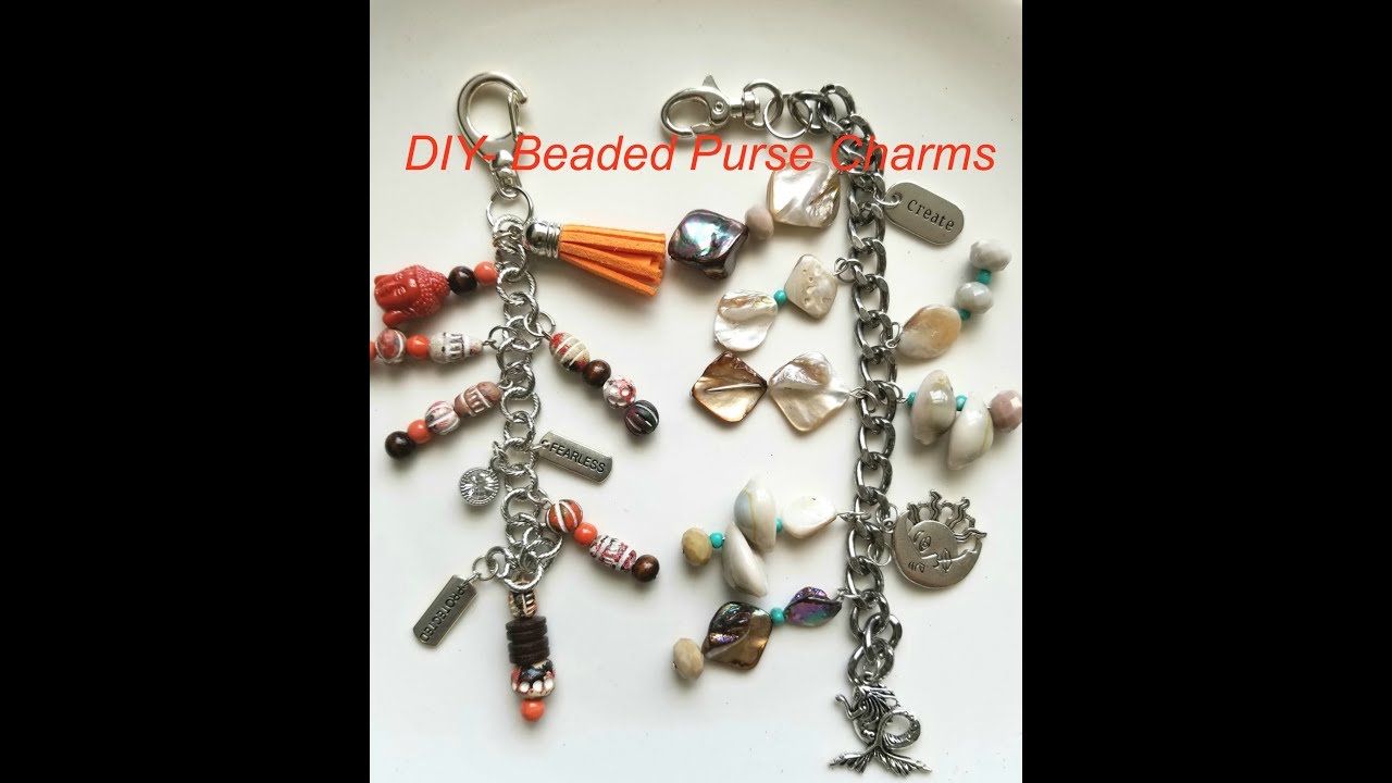 DIY: Purse/Keychain Charms With Beads and Charms 