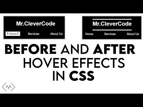 Create a Navigation Bar Using Before & After in CSS 🔥 | Mr.CleverCode