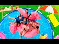 I HAD THE BEST POOL PARTY WITH MY FRIENDS 