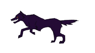 Cartoon Wolf Run Cycle