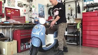 ホンダ ジョルノデラックス 紹介&セットアップの様子 - YouTube