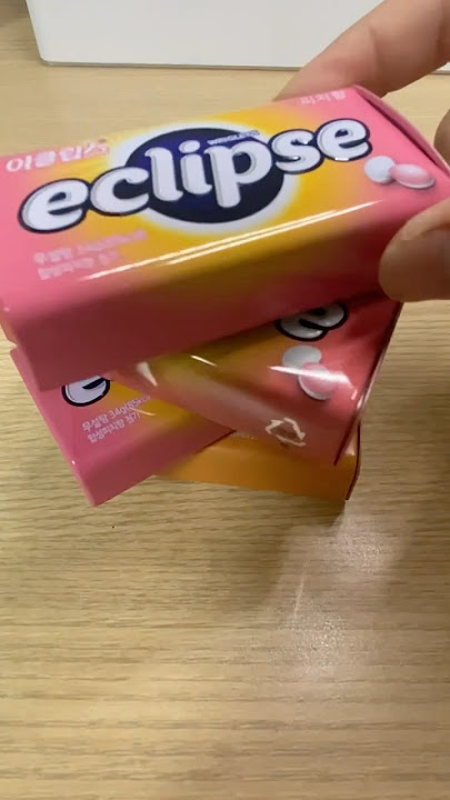 이클립스 5통째🤣 이클립스에 중독됬따!! 이클립스 좋아하는 사람~?? #추천 #이클립스 #중독#곰도리