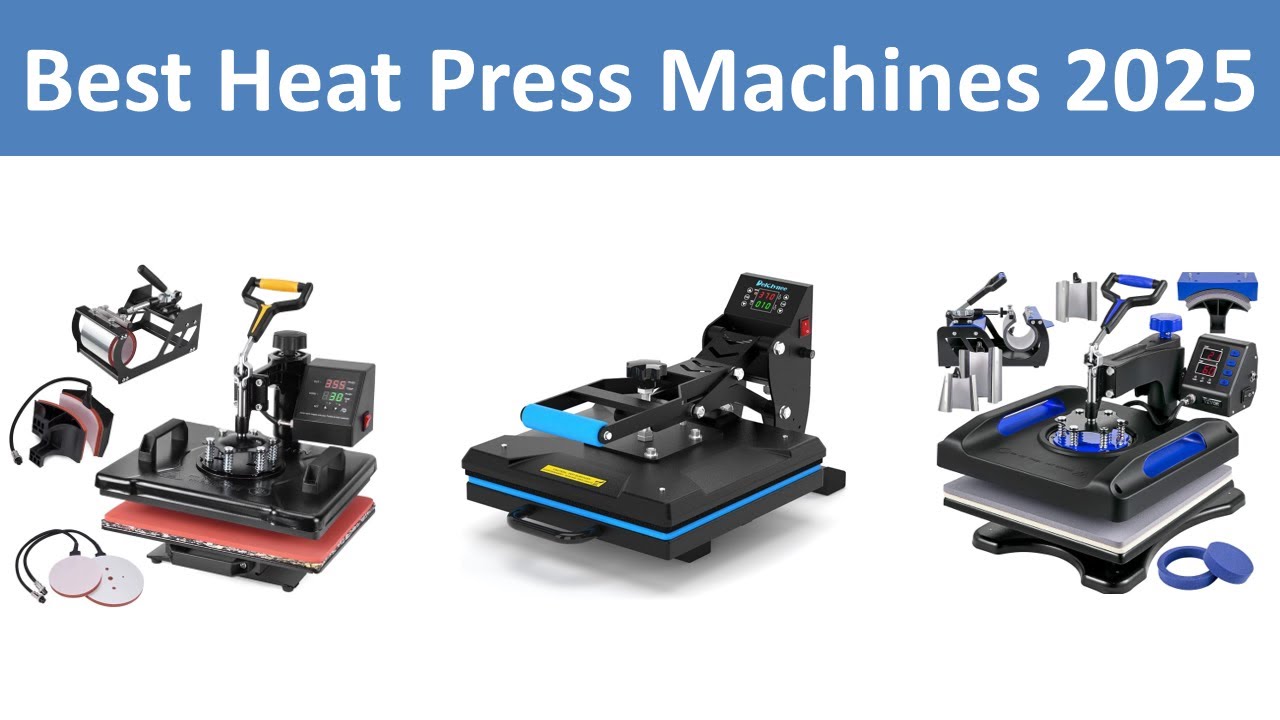 Top 10 Best Heat Press Machines in 2024 - YouTube