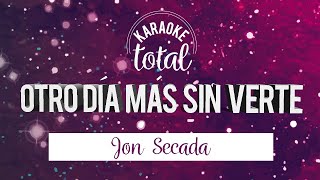Otro Día Más Sin Verte - Jon Secada (Karaoke con Letra) (HD)