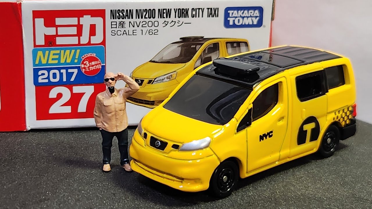Nissan NV200 New York City Taxi Tomica No.27 日産 NV200 タクシー