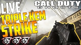 Ghosts: *LIVE* "TRIPLE KEM Strike" on Octane w/AK12 (COD Ghosts Triple KEM Strike)