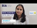 Anishka’s Digital Marketing Course Success Story | From BIA to Flipkart as Marketing Analyst