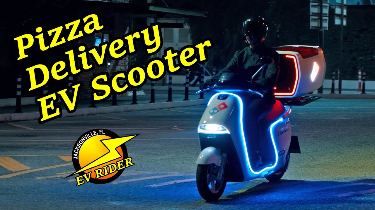 Coolest E-Scooter Ever For Pizza Lovers
