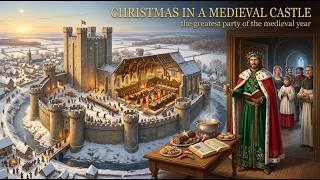 Christmas in a Medieval Castle - The Greatest Party of the Year (AI Reconstruction)