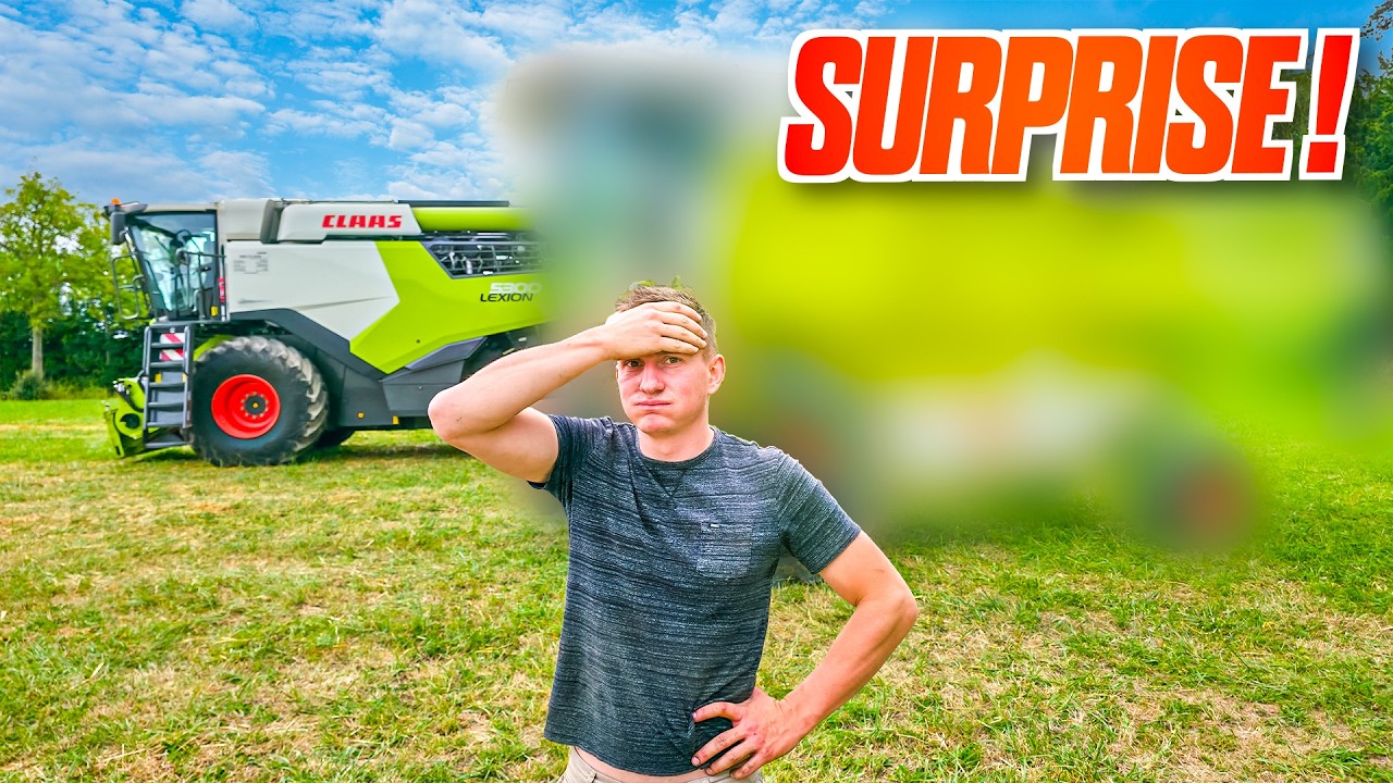 J'AI ACHETÉ UNE 2ÈME MOISSONEUSE BATTEUSE (surprise pour mon père)