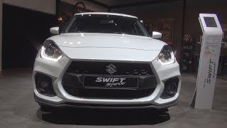 Suzuki Swift Sport 1 4 BoosterJet White (2018) Exterior and Interior