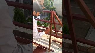 Primer Kaise Lagaye || Grill Colour 🏡 Grill Primer Paint #primer #art #home #shorts #ytshort