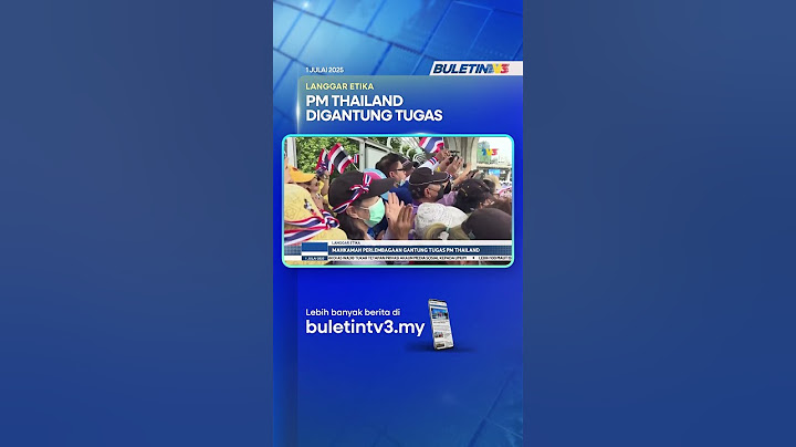 LANGGAR ETIKA | Mahkamah Perlembagaan Gantung Tugas PM Thailand