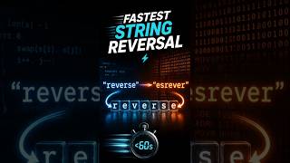 Fastest String Reversal Technique in Every Programming Language | Reverse() | #programming #coding