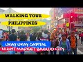 INSIDE BAGUIO CITY  AT NIGHT UKAY UKAY MARKET  ✅ WALKING TOUR PHILIPPINES