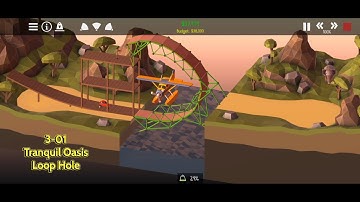 Poly Bridge 2 - Tranquil Oasis - Loop Hole (3-01)