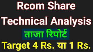 Rcom Share Technical Analysis | ताजा रिपोर्ट Target 4 Rs.या 1 Rs. #RELIANCE  #ProfitGuruji #Rcomnews