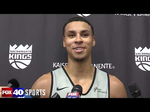 Keegan Murray on his first preseason experience with Sacramento Kings, facing LeBron James