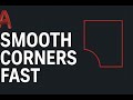 Smooth Corners Fast in AutoCAD — The Secret to Clean Geometry!