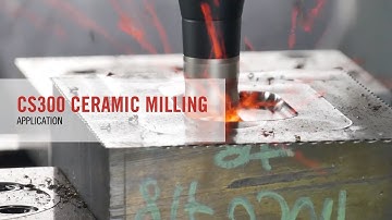 CS300 Ceramic Milling Application | Seco Tools