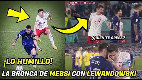 ESTO NO LO VISTE ASI FUE LA BRONCA DE MESSI CON LEWANDOWSKI LO HUMILLO Y PASO ESTO ¿QUE LE DIJO?😦