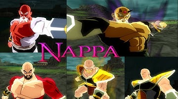 Nappa All Forms | DBZ Tenkaichi 3 (MOD)