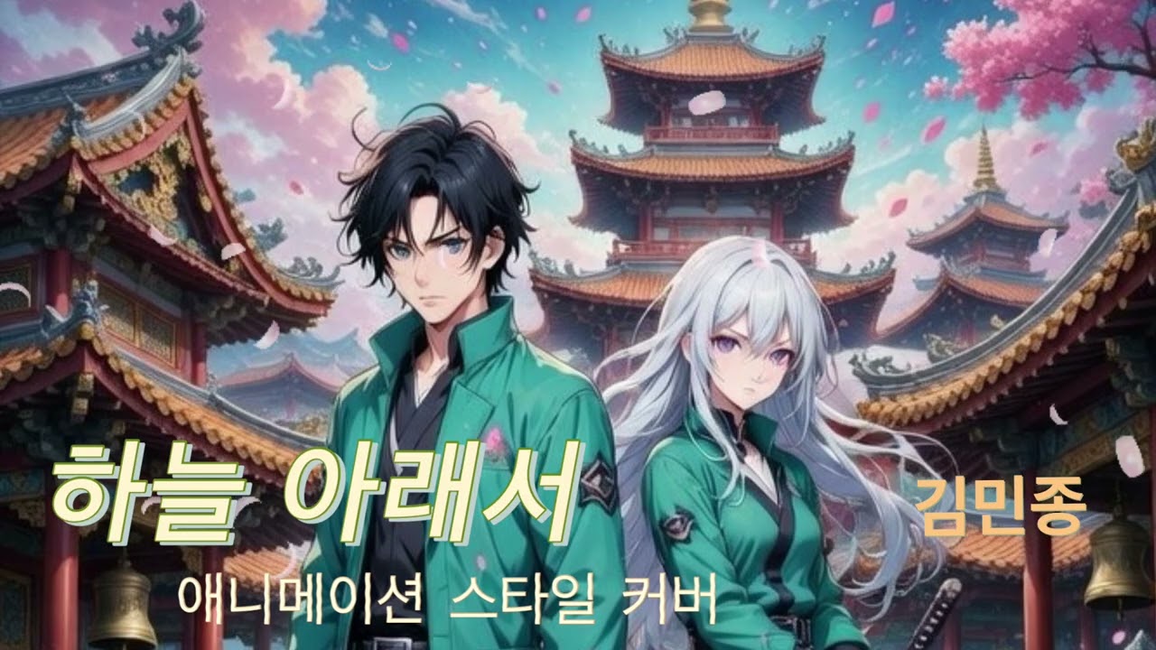 하늘 아래서 - 김민종 애니 스타일 커버 - 혼성 보컬