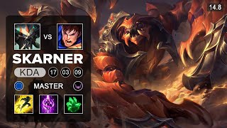 Skarner vs Garen Top - EUW Master - Patch 14.8 Season 14