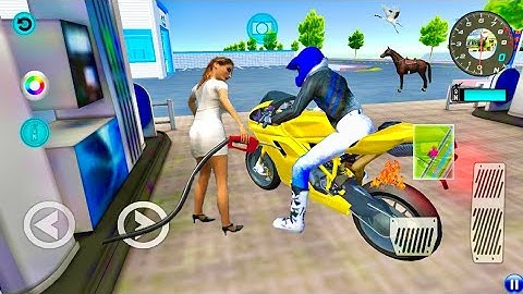 3D Driving class ✅ 2X Motorbike Vs Bullet Train Crash ✅ Android iOS gameplay