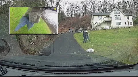 Bodycam video shows man punch Newtown police officer in the face