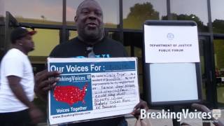 Chicagoland and Chicago residents speak at DOJ forum by BreakingVoices.com 23 views 7 years ago 2 minutes, 17 seconds