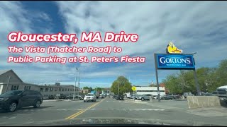 Gloucester Drive The Vista on Thatcher Road to Public Parking at corner of Washington & Carter Stree