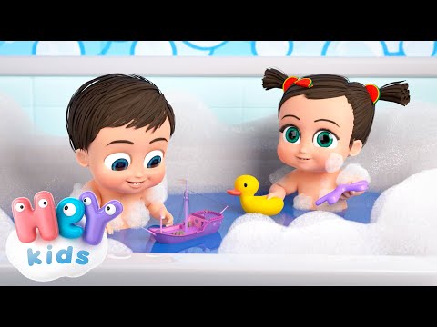 Banho de Espuma! | Canção de Banho para Crianças | HeyKids Português