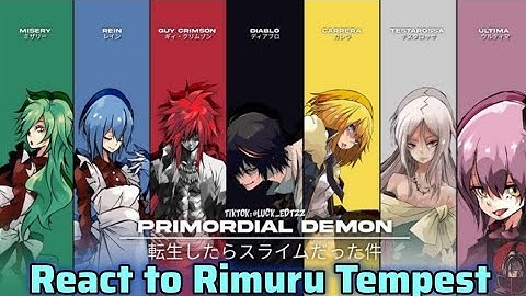 Primordial Demons React to Rimuru Tempest|Gacha Club Reaction|That Time I Got Reincarnated  a Slime