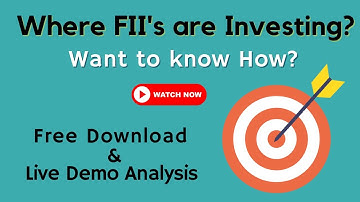 FIIs Data Analysis in 5 mins | FIIs sector-wise data | Fortnightly Sector-wise FPI |The Indus Trader