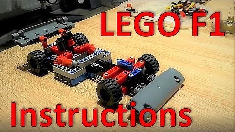 LEGO Instructions Formula 1 made from 42084 parts. Model C, MOC