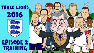 442oons England Euro 2016 Squad Train with Legends; Gazza, Shearer, and Beckham