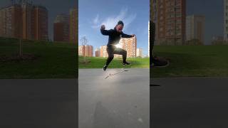 Приземлил kickflip и ollie через рюкзак спустя годы