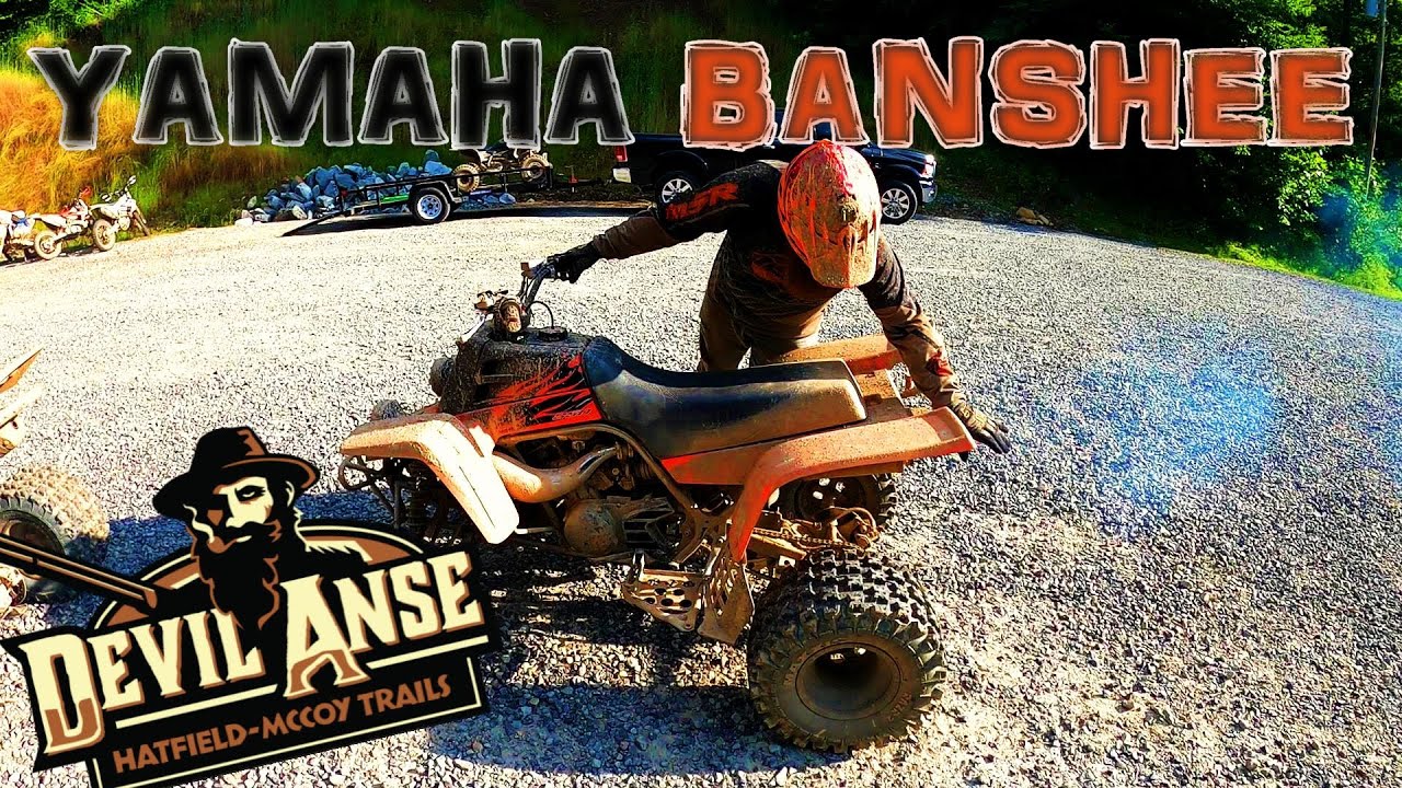 Мотоцикл Yamaha Banshee 350 покоряет трассы Devil Anse Trails!