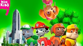 Щенячий Патруль Разрушеный Город Мультик с игрушками  Бедствие Paw Patrol