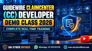 Guidewire ClaimCenter (CC) Developer Demo Class 2026 | Complete Guidewire CC Training