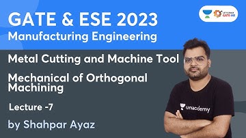 Metal Cutting & Machine Tool I L - 7 I Mechanical of Orthogonal Machining |