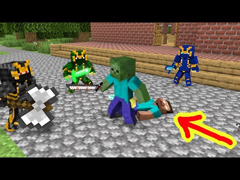 Monster School : ZOMBIE SAMURAI - Action Minecraft Animation