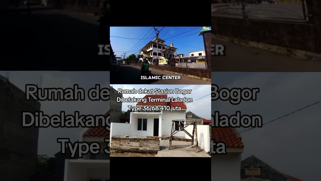 Rumah dekat Stasiun Bogor di belakang Terminal Laladon #bogor #rumah #stasiun #terminal #laladon