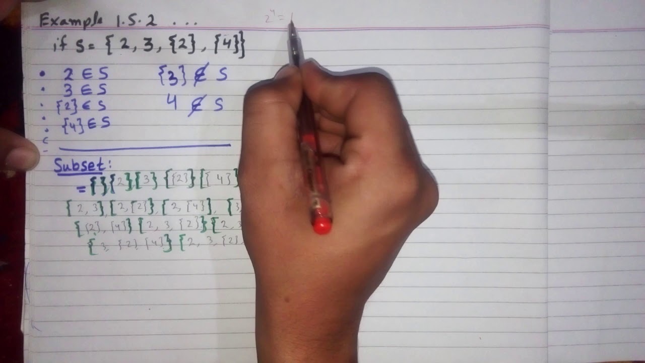 Example+ exercise 1.5.1 - YouTube