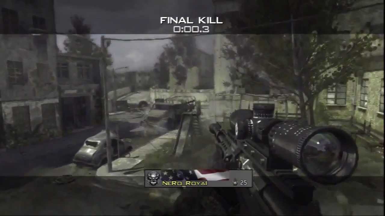 MW3 360 No Scope Killcam with Reactions on Fallen - Modern Warfare 3